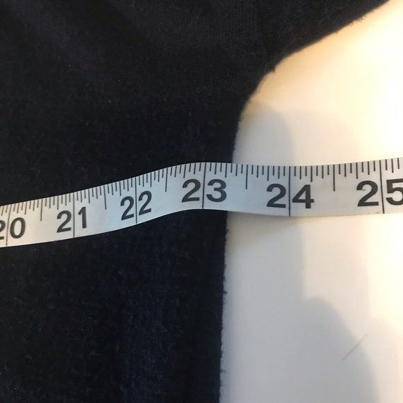 Sundry Sweater Cardigan Womens 0 Or XS Navy Blue Open Front Baggy - Picture 7 of 8